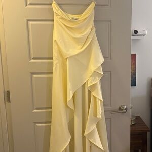 Peppermayo Yellow High Low Dress